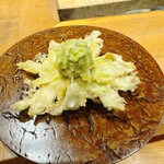 天ぷら もっこす - ふきのとう　春の苦みが旨し