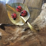 森森舎 - てんとう虫3匹お買い上げ　好きなようにつけるよ〜