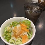 鉄板ダイニング 哲 - SETのサラダ