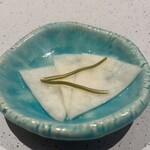 焼鳥 燃暖 - 聖護院かぶの千枚漬け