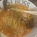 ラストボス - 麺をリフトアップ