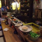 Shinobue - 大皿のお惣菜たち
