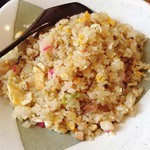 月ヶ瀬 - ラーメン半チャーハンセット　塩ラーメン大盛　餃子　2014年8月