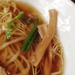 月ヶ瀬 - ラーメン半チャーハンセット　塩ラーメン大盛　餃子　2014年8月