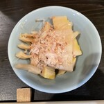 炎楽 - お通しはたけのこ煮