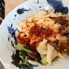 西安麺荘 - 油そば、牛肉の煮込み