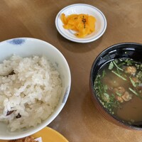 和食 國見 - 豆ご飯とお味噌汁
