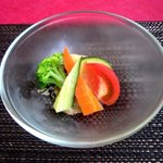 佐倉乃茶屋 - 冷製バーニャカウダ風サラダ！