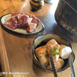 ぢどり屋 - 牛ハツ、マルチョウ