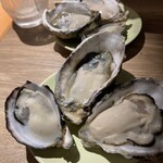 銀座で生牡蠣が美味しい専門店 牡蠣Bar - 生牡蠣三兄弟