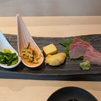 築地 孫右衛門 ミント神戸店 - 突き出し
