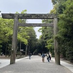 清月 - 鰻のあと熱田神宮へいきました