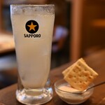 串揚げとワイン はち - レモンサワー