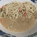 らーめん八 - 最後はスープはトロッとなりました