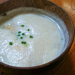 うなぎ処　もりやま - 呉汁。昨年よりもアップ気味に。