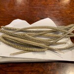 うなぎ 宮川 - 骨のから揚げ