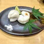 寿司大 - とら河豚白子塩焼き