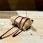 鮨 西崎 - いつもの穴子♪
      旬には少し早いはずですが、すでにしっかり旨味が乗っています！