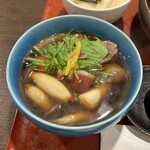 石臼挽き・手打ち そばの樹 - 本鴨のつけそば（石臼挽き手打ち そばの樹）2024.11