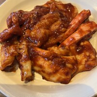 炭火焼肉ホルモン うしごろ 中目黒店 - 新鮮ホルモン　盛り合わせ辛ダレ