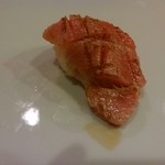 鮨 志の助 - トロの炙り