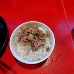 ラーメン 厚木家 - ライス♪チャーシューまぶし♪