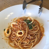 PIZZERIA　37 - 週替わりパスタ（ヤリイカのアラビアータ）：１４３０円（祝日ランチ）