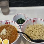 蒙古タンメン中本 - 冷やし味噌卵麵＋ほうれん草