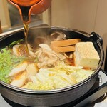 個室 和牛すき焼き 霜降り - 