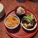 にほん酒や - おつまみ三種盛り