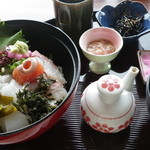 Tatsuzawa Misaki Cafe - “日本海丼”1,200円