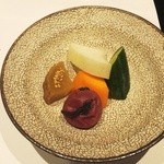 和食すがわら - サービスのおしんこ