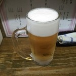 庶民 四条大宮店 - ビールで乾杯