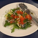 アルボルゴ - サラダの下に鯛