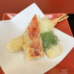 藤木庵 - 海の天ぷら 640円