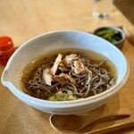 かほくらし - かほく冷たい肉そば ¥980