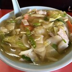 幸園 - 五目あんかけ麺　600円