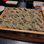 繁蔵田麦そば - へぎそば3人前　3300円