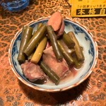 タイニーカフェ - 鶏砂肝とレバーのオイル煮