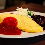 日本橋三代目たいめいけん - オムハンバーグ