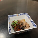 やんばる地鶏や 鶏鳥 - 鶏モツ煮