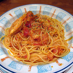 カプリチョーザ - 渡り蟹のトマトクリームスパゲッティ