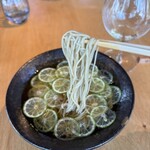 蕎麦 Hajime - すだち蕎麦　十割蕎麦