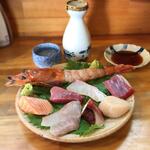 さしみや五坪 - さしみ盛り合わせ