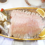 万宝海鮮舫 - 平目のお造り