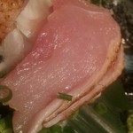 もつ鍋 水炊き 極 - 鶏たたきアップ