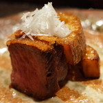 神楽坂 石かわ - 温物 牛みすじ 茨城の新蓮根