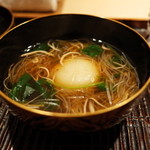 神楽坂 石かわ - 椀物 すっぽん沢煮