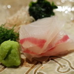 神楽坂 石かわ - 造り 玄界灘の鯛