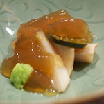 神楽坂 石かわ - 造り 南房総千倉の蒸し鮑